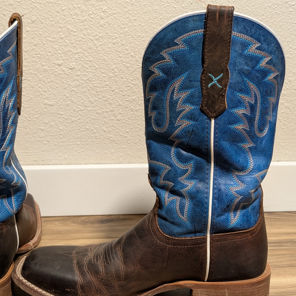 Men's Twisted X Square Toe Cowboy Boots - Picture 8 of 11